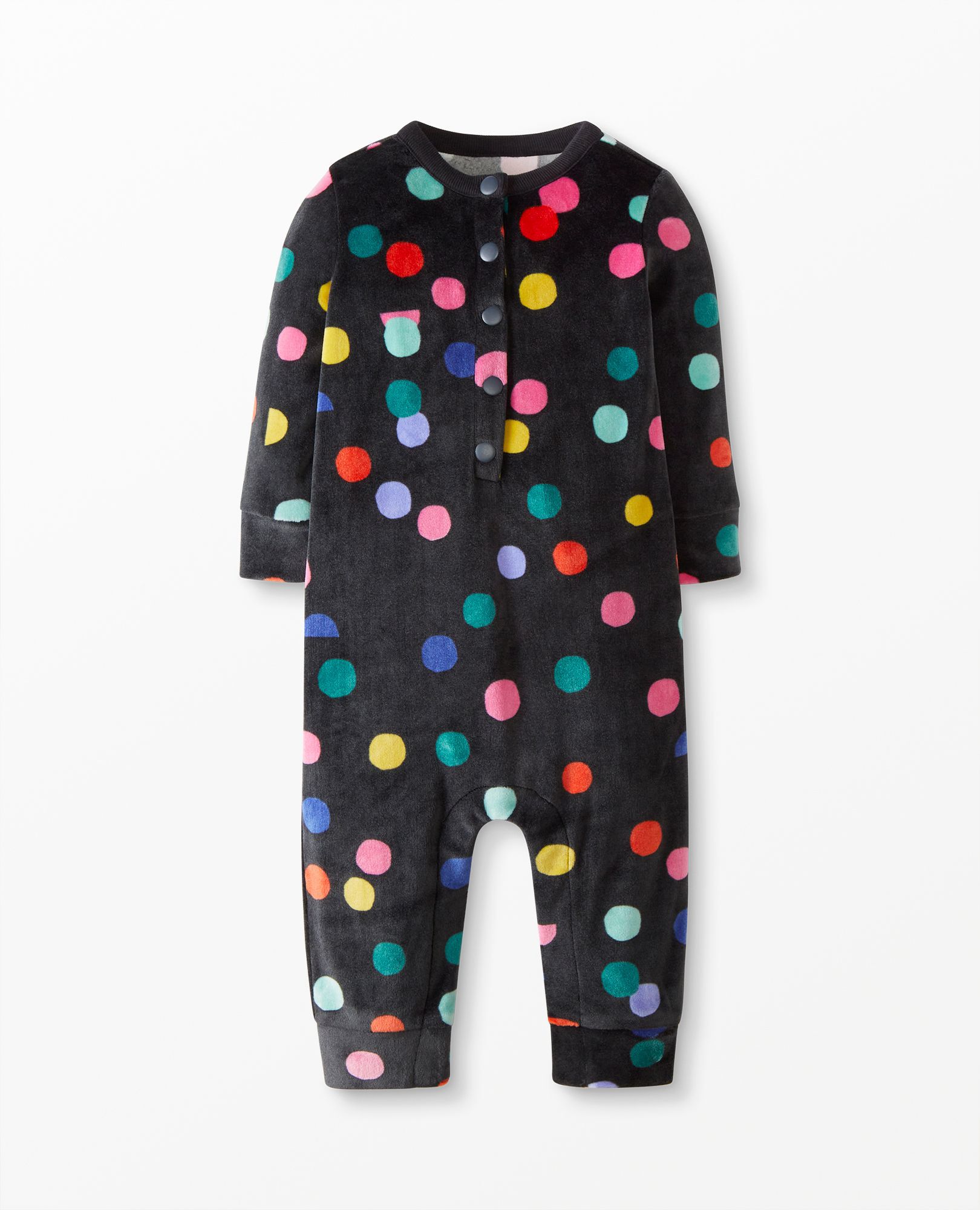 Baby Velour Print Holiday One Piece | Hanna Andersson Baby Velour Print Holiday One Piece | Hanna Andersson
