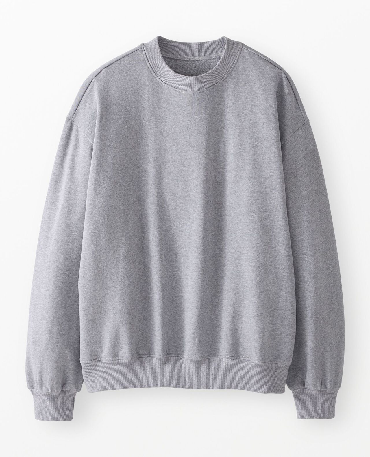 Adult Oversized French Terry Sweatshirt in Heather Grey - main