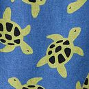 HannaJams™ Pajama Set in Milo the Turtle on Blue - swatch