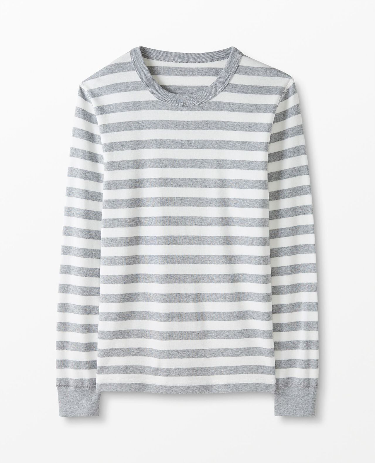 Adult HannaJams™ Pajama Top in Heather Grey/Hanna White - main