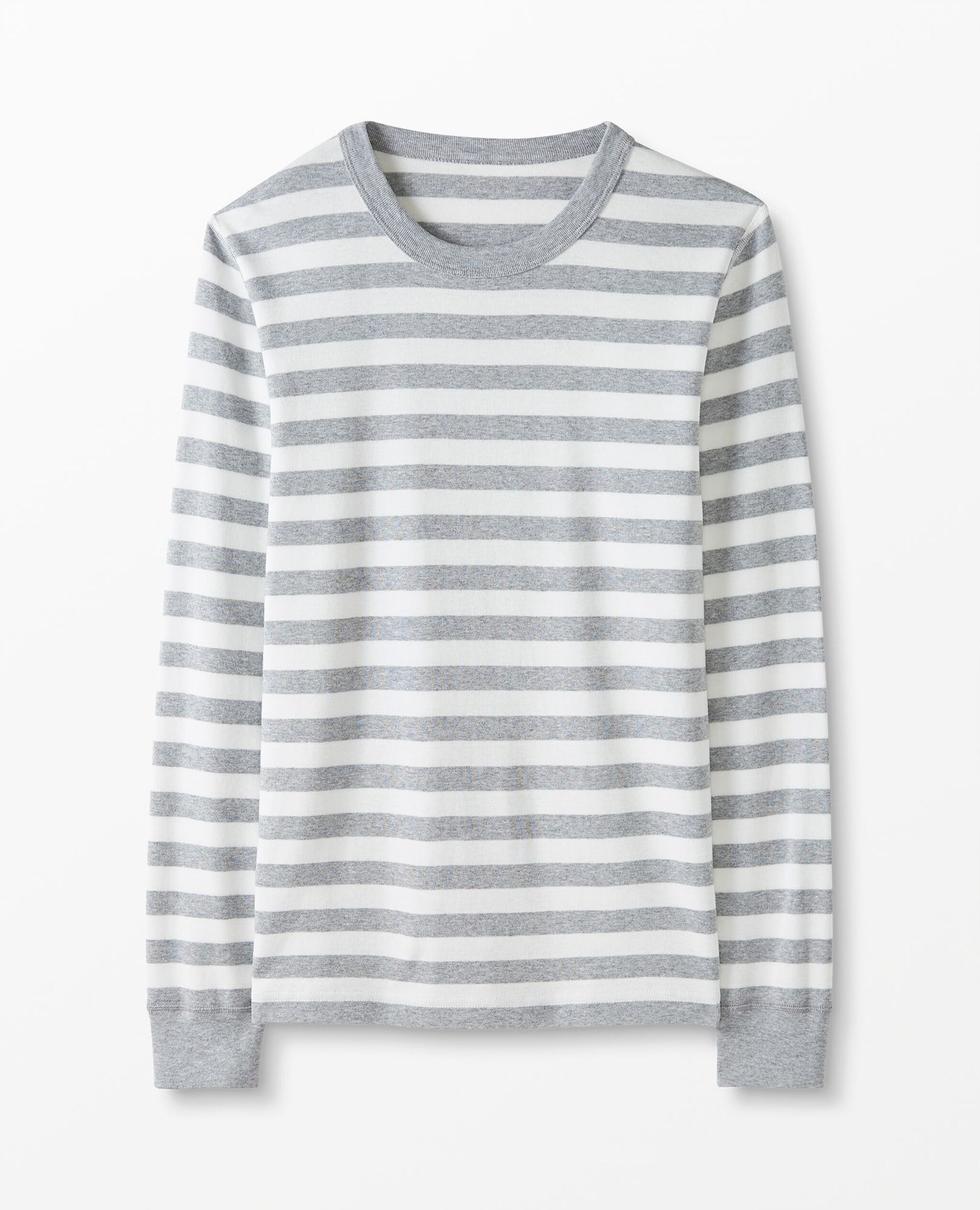 Adult HannaJams™ Pajama Top in Heather Grey/Hanna White - main