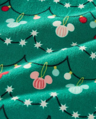 Disney Mickey Mouse Holiday Flannel Pajama Set in Mickey Garland - main