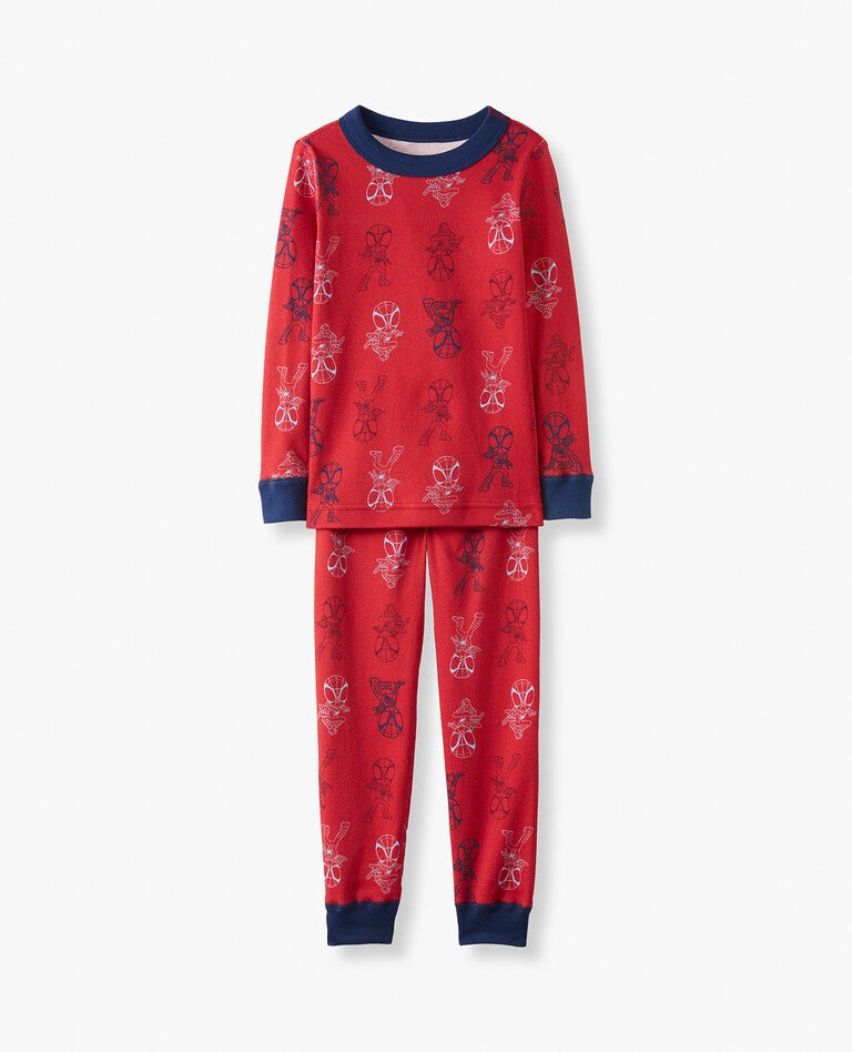 Marvel Spider-Man Amazing Friends Long John Pajamas In Organic Cotton in Spider-Man - main