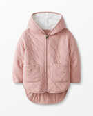 G Quilted Coat in Faded Flower - main