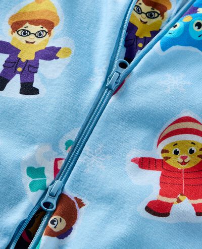 Daniel Tiger Holiday HannaJams™ Sleeper in Daniel Tiger Snow Angels on Blue - main