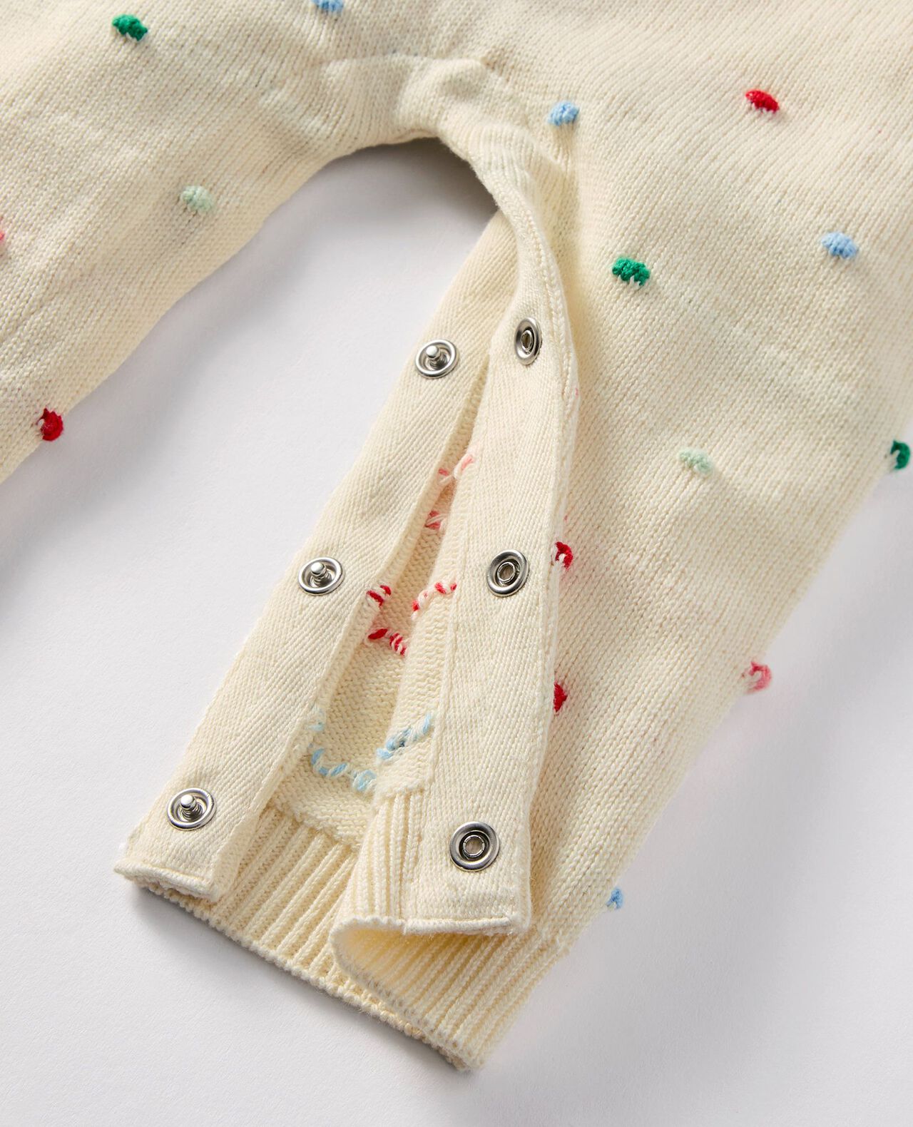 Baby Confetti Sweater Romper in Multi Dot - main