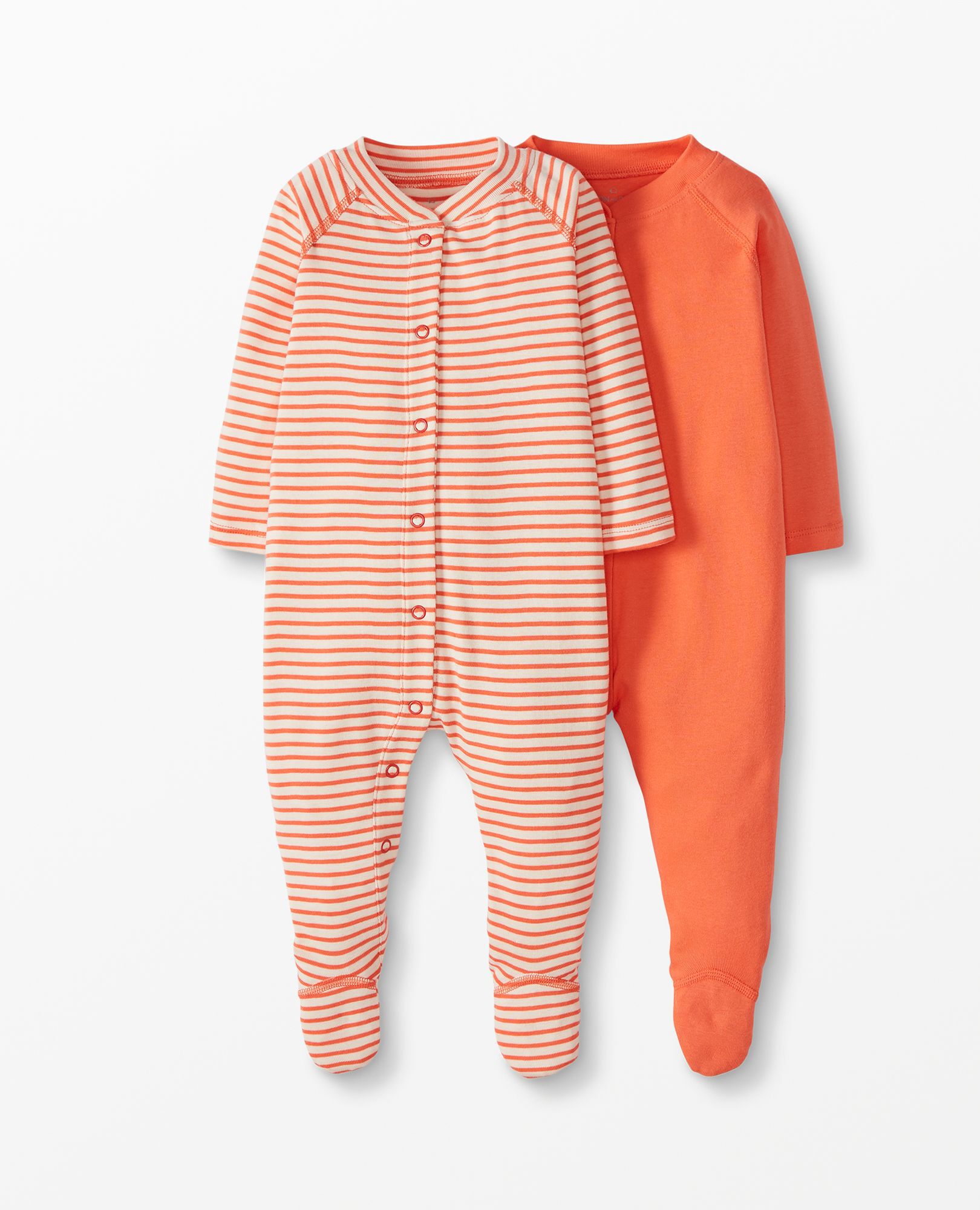 Moon and Back by Hanna Andersson Baby Footed Sleeper 2 Pack