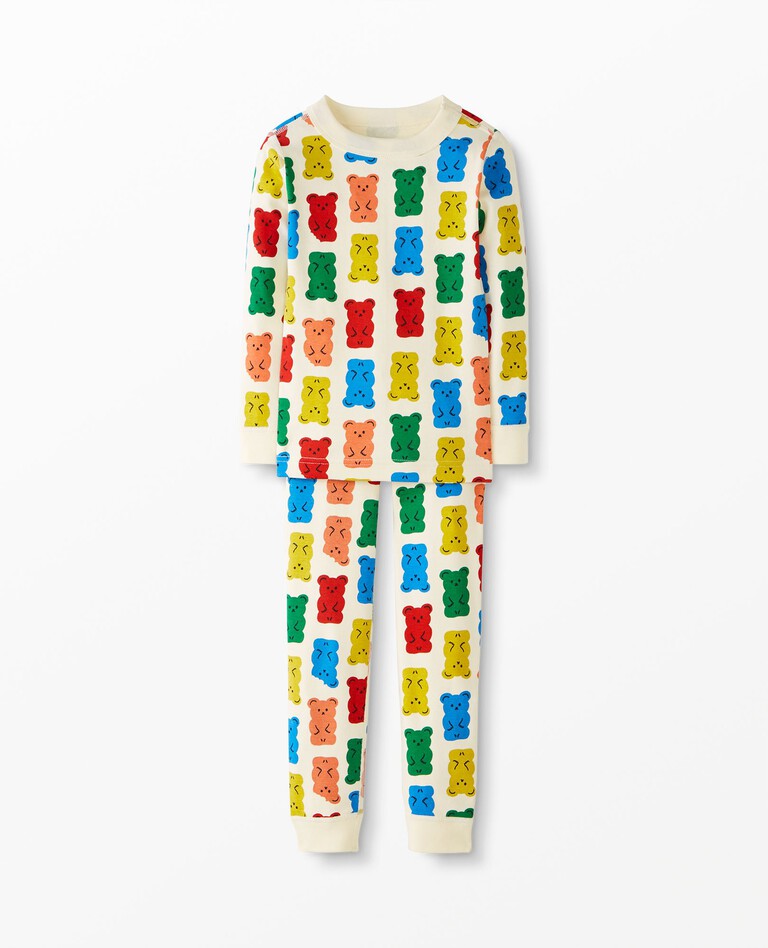 Long John Pajama Set in Gummy Bears - main