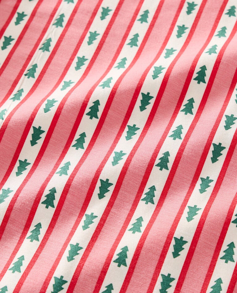 Holiday Tree Ribbons Matching Family Pajamas in  - main