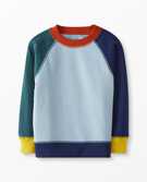 Colorblock Crewneck In French Terry in North Air Multi - main