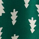 Holiday Flannel Nightgown in Happy Trees on Green - swatch