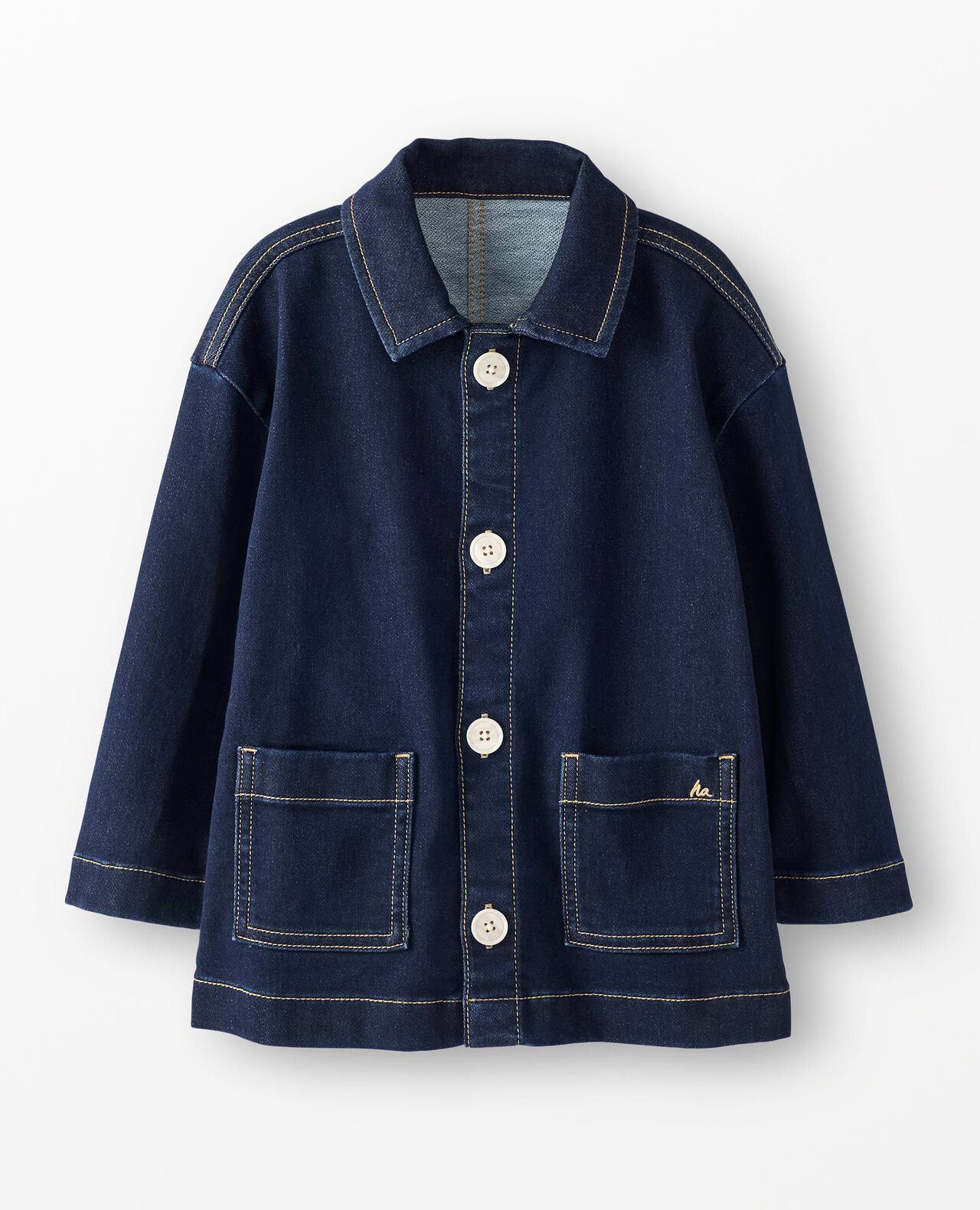 Supersoft Denim Jacket in Dark Wash Denim - main