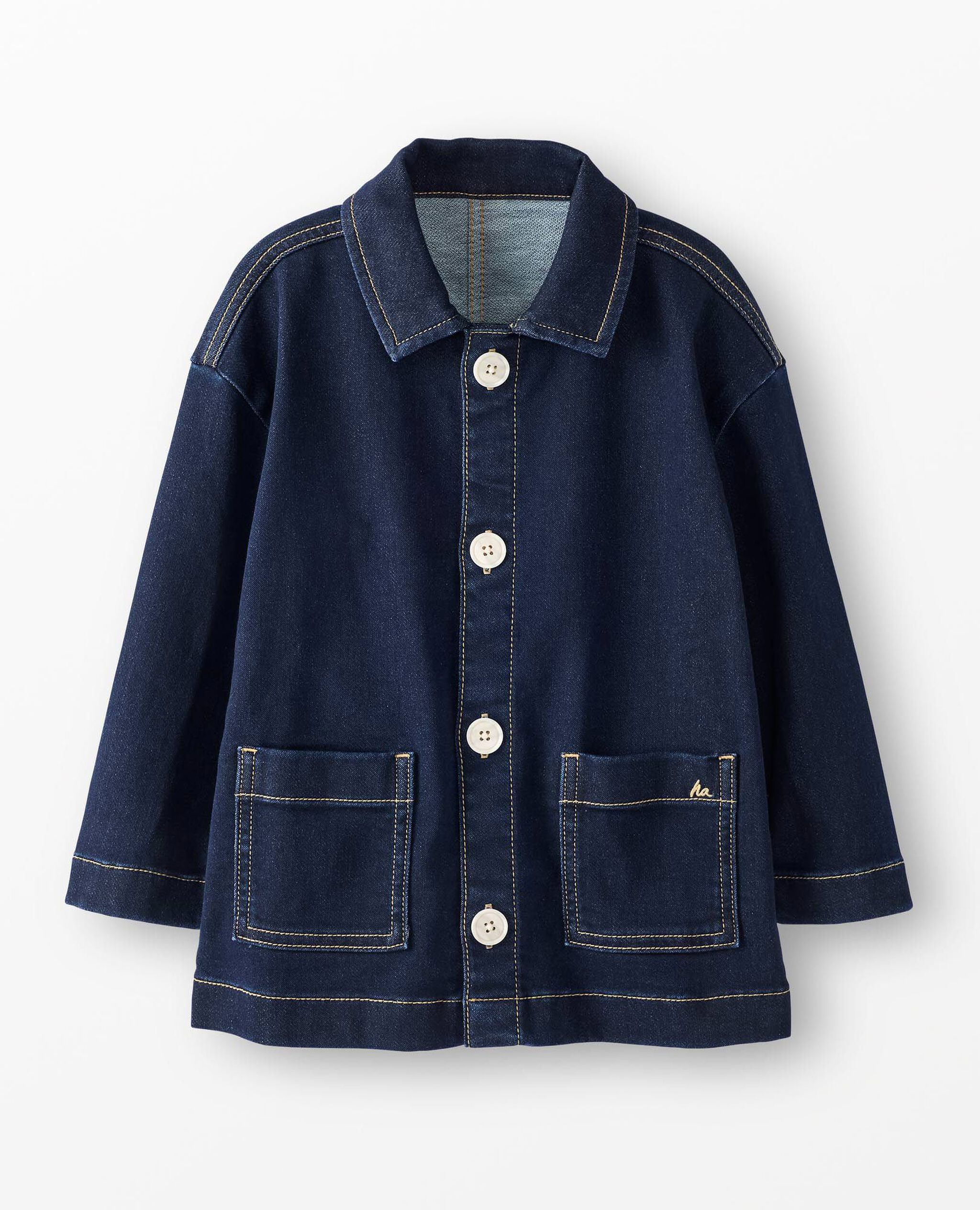 Supersoft Denim Jacket in Dark Wash Denim - main
