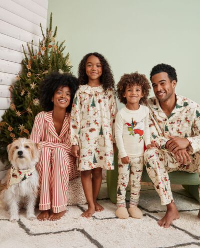 Adult Dr. Seuss Grinch Flannel Pajama Pants in Grinch Multi - main