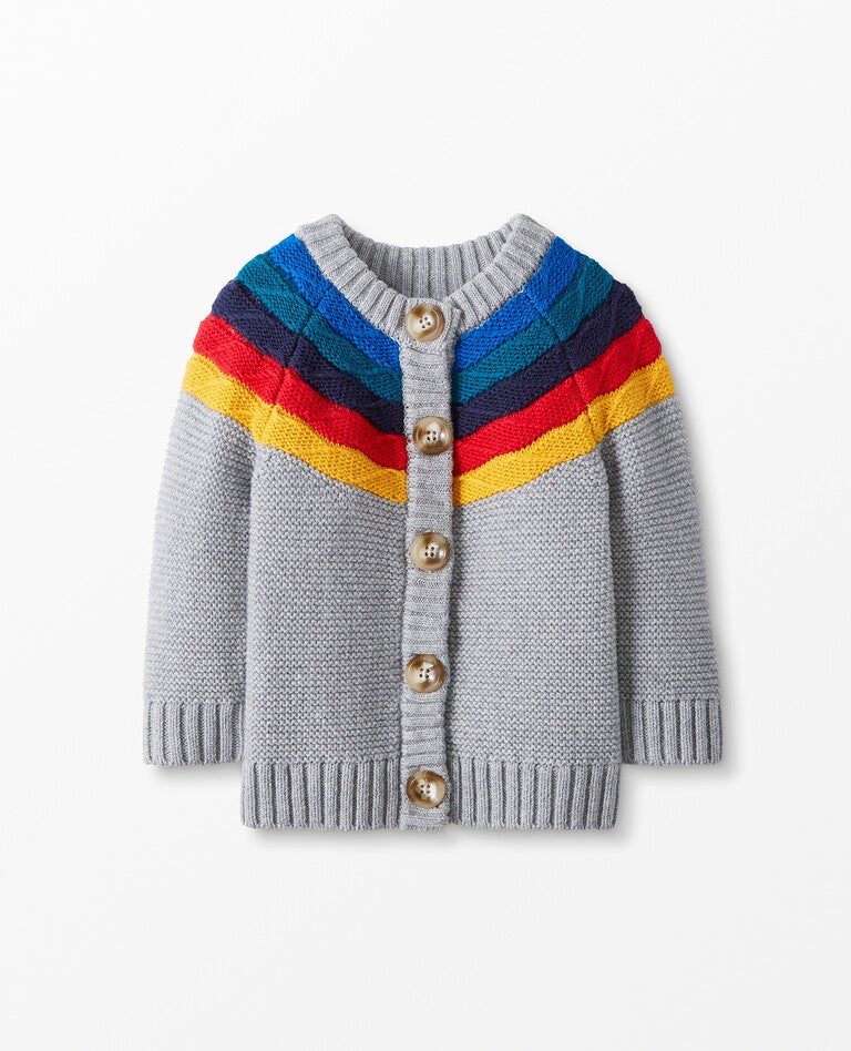 Rainbow Cardigan In Organic Cotton Hanna Andersson