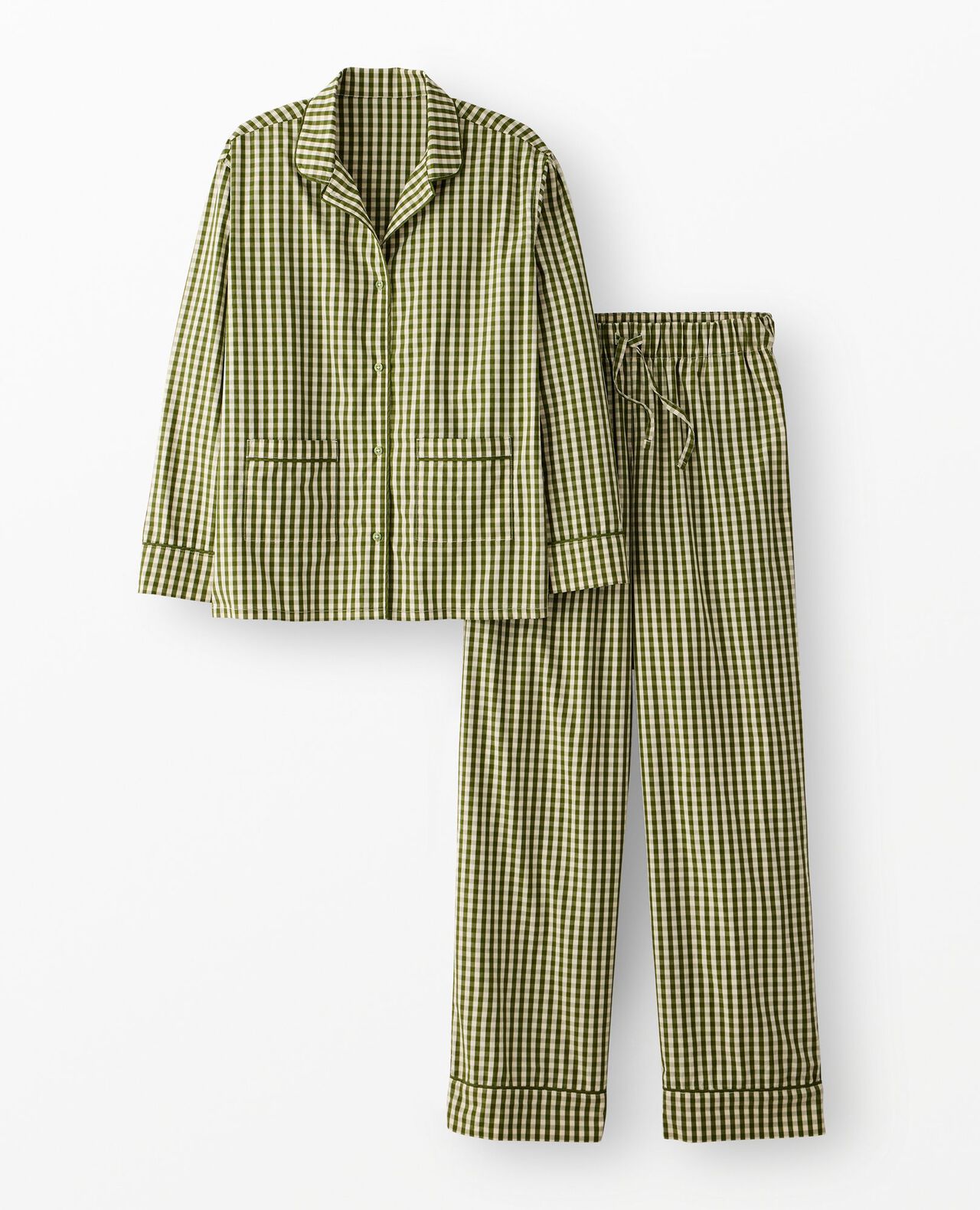 Women's Poplin Patch Pocket Pajama Set Hanna Andersson