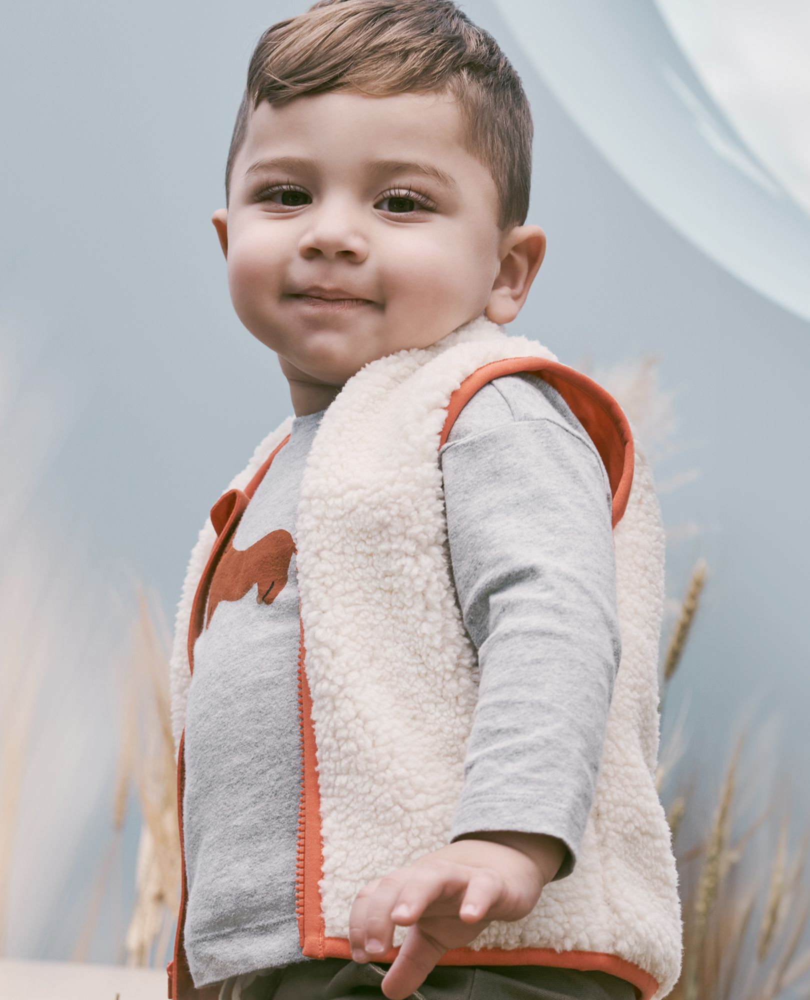 Baby Faux Shearling Vest