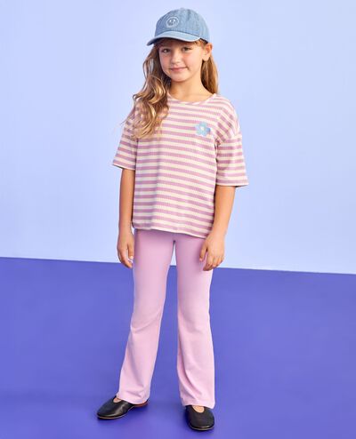 Flare Leggings in Tea Rose - main