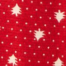 Holiday Waffle Pajama Set in Red Forest - swatch