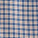 Women's Holiday Flannel Nightshirt in Blue Checkered Plaid - swatch