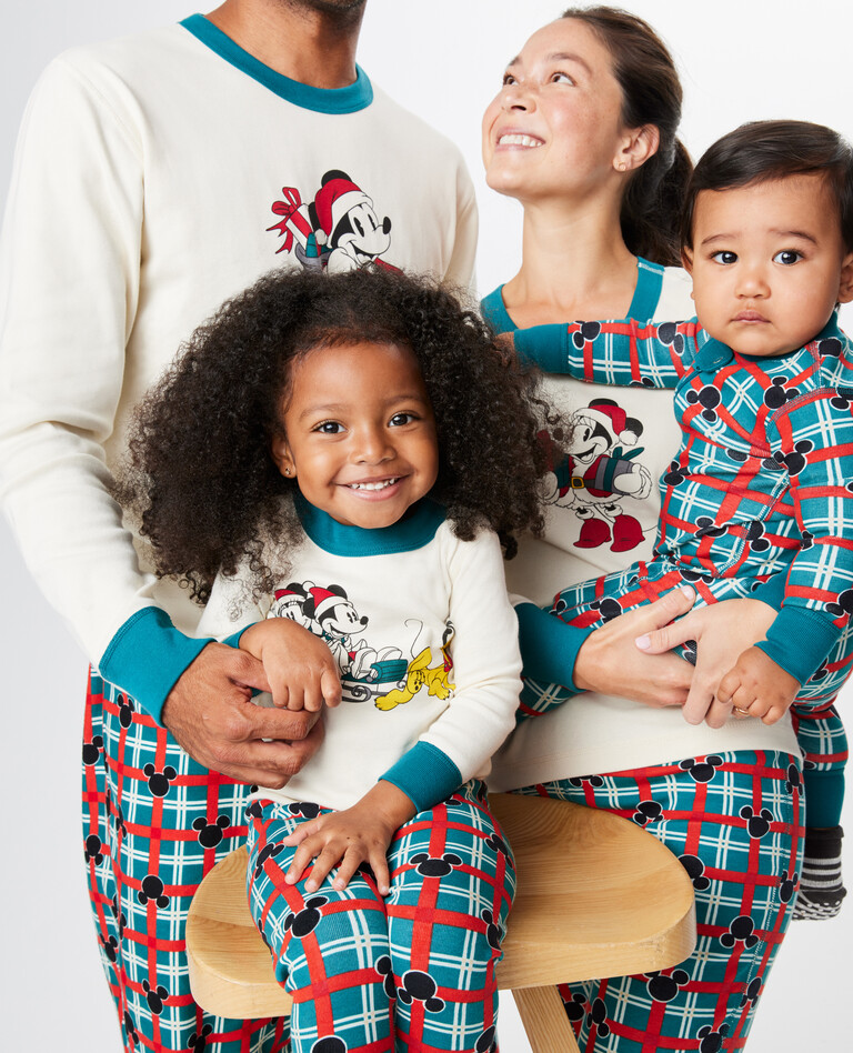 Disney Holiday Plaid Matching Family Pajamas