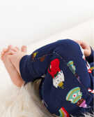 Baby Zip Sleeper In Organic Cotton in Rainbow Gnomes - main