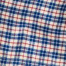 Holiday Flannel Pajama Set in Blue Checkered Plaid - swatch