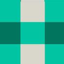 One-Piece Gingham Flower Swimsuit in Green Gingham - swatch