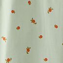 Women's Long Sleeve Pajama Set in HannaSoft™ in Clementine on Seafoam - swatch