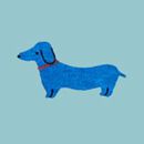 HannaJams™ Sleeper in Bruno on Blue Crush - swatch