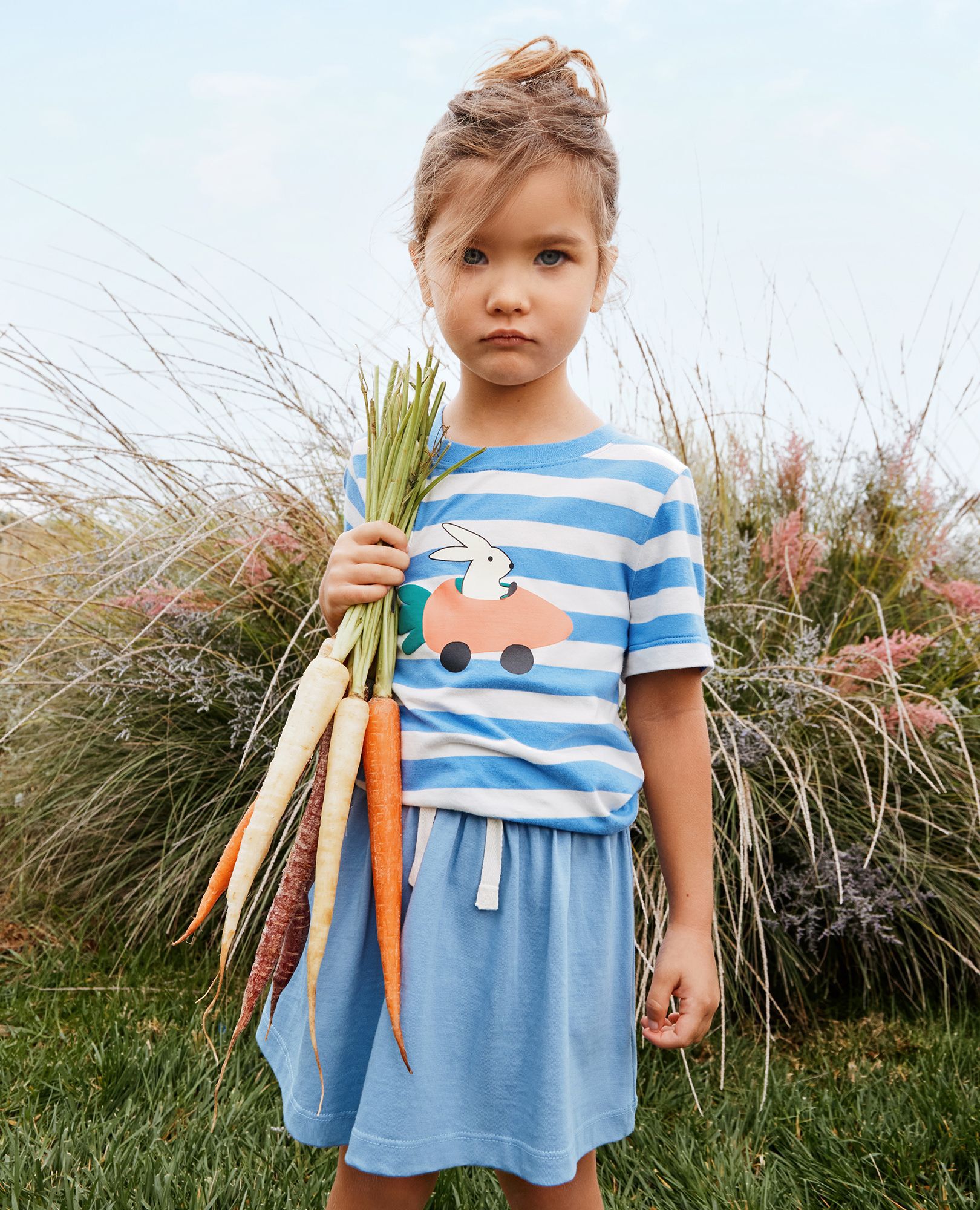 Drawcord Skort in Forever Blue - main