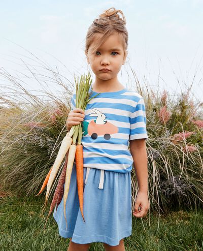 Drawcord Skort in Forever Blue - main