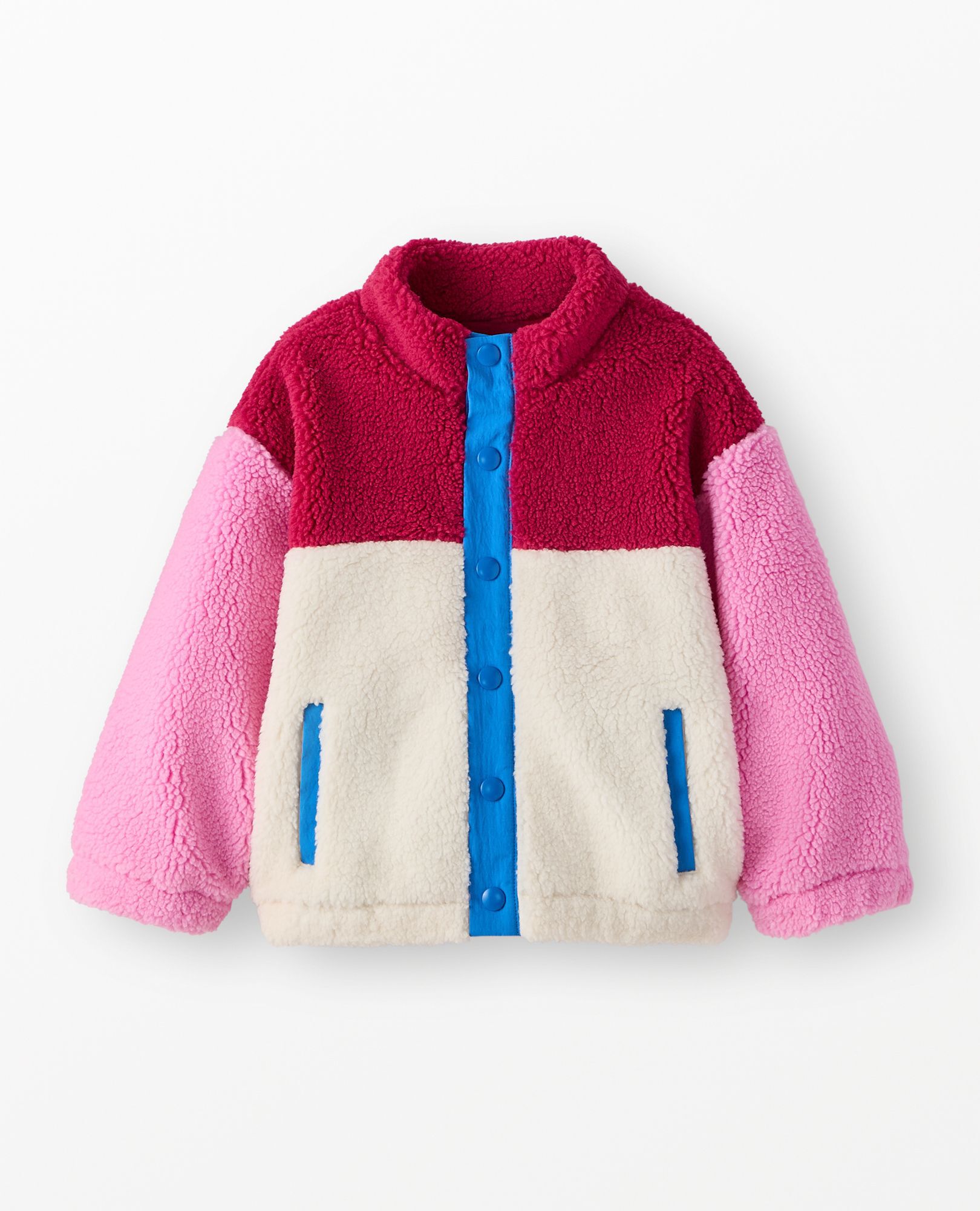 Faux Shearling Colorblock Jacket | Hanna Andersson