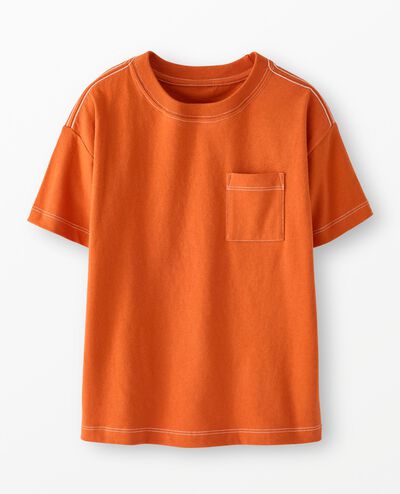 Relaxed Fit Pocket T-Shirt in Bisque - main