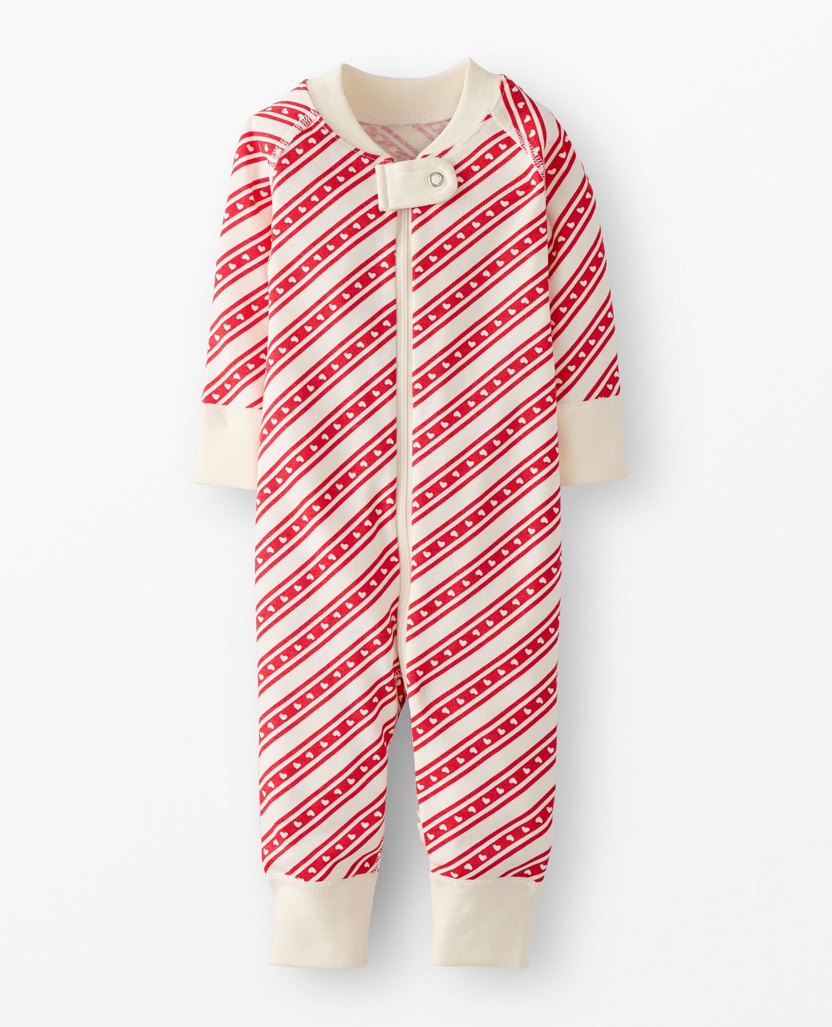Holiday HannaJams™ Sleeper in Candy stripes - main