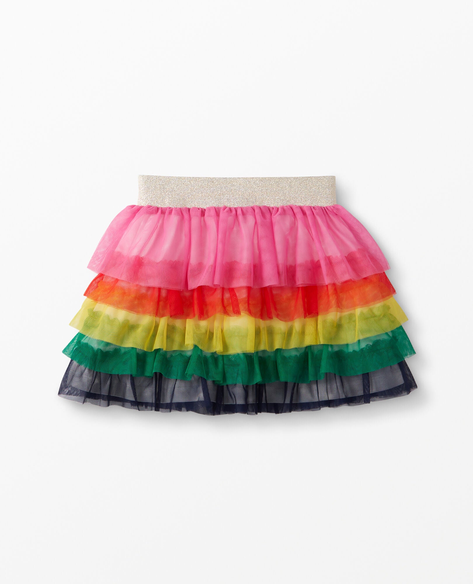 hanna andersson rainbow tulle skirt