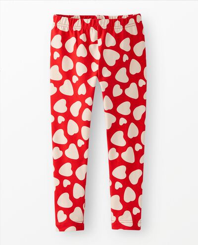 Heart Leggings in Artful Hearts - main