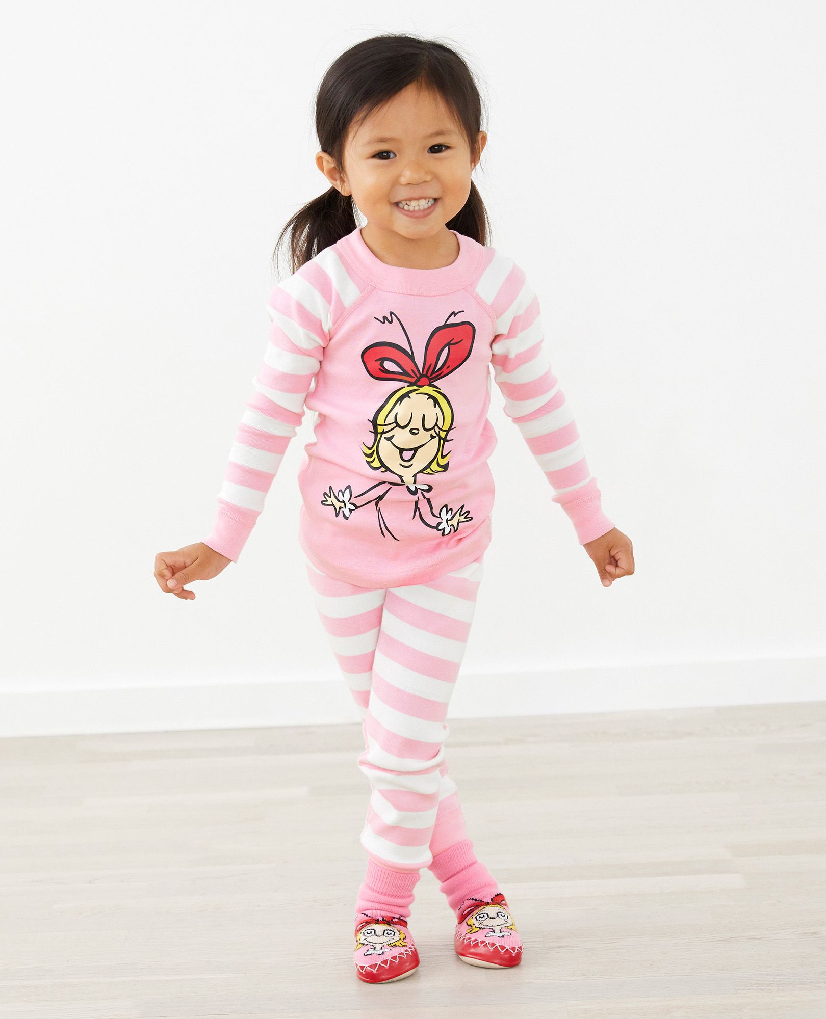 Kids Dr. Seuss Grinch Long John Pajama Set