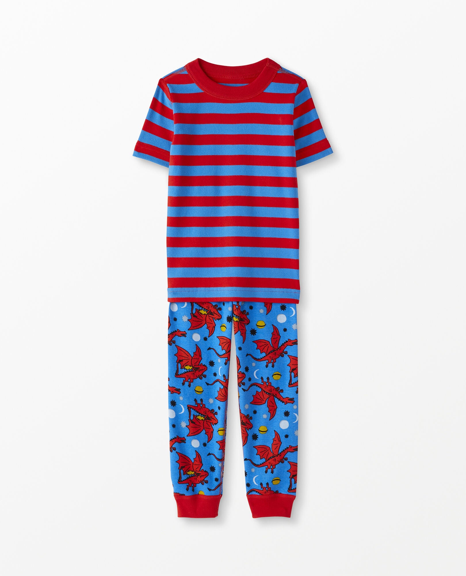 Short Sleeve Long John Pajamas In Organic Cotton Hanna Andersson Hanna Me Downs