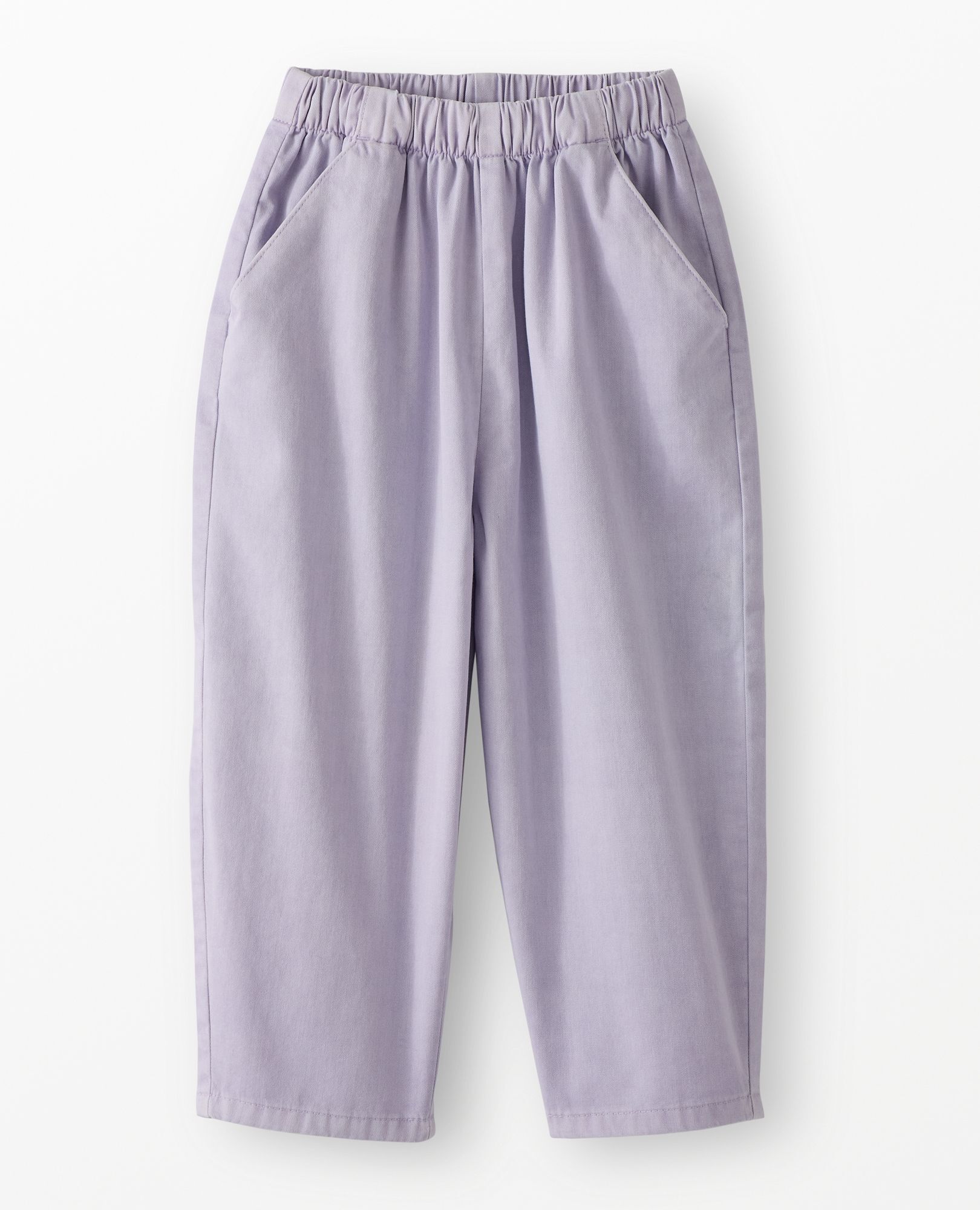 Twill Barrel Pants in Hushed Violet - main