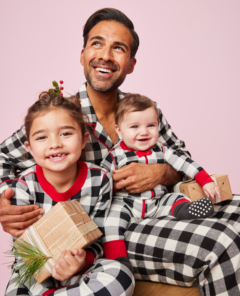 Matching Family Pajamas Women Men Christmas Buffalo Plaid