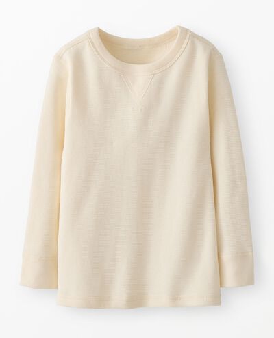 Waffle Crewneck in Ecru - main