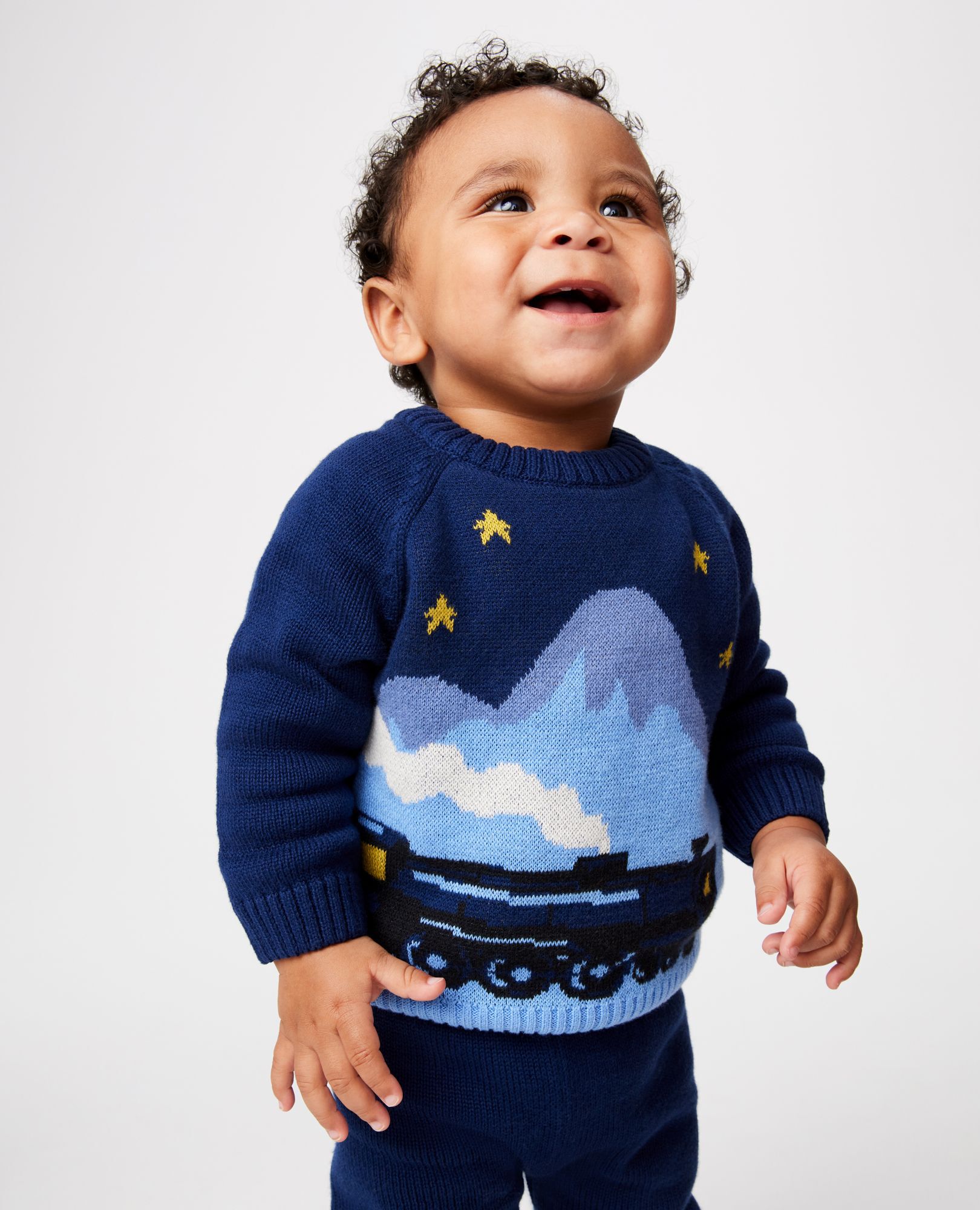 Baby Warner Bros Discovery The Polar Express Sweater Pants Set