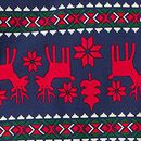 Holiday HannaSoft™ Pajama Set in Dear Deer on Navy - swatch