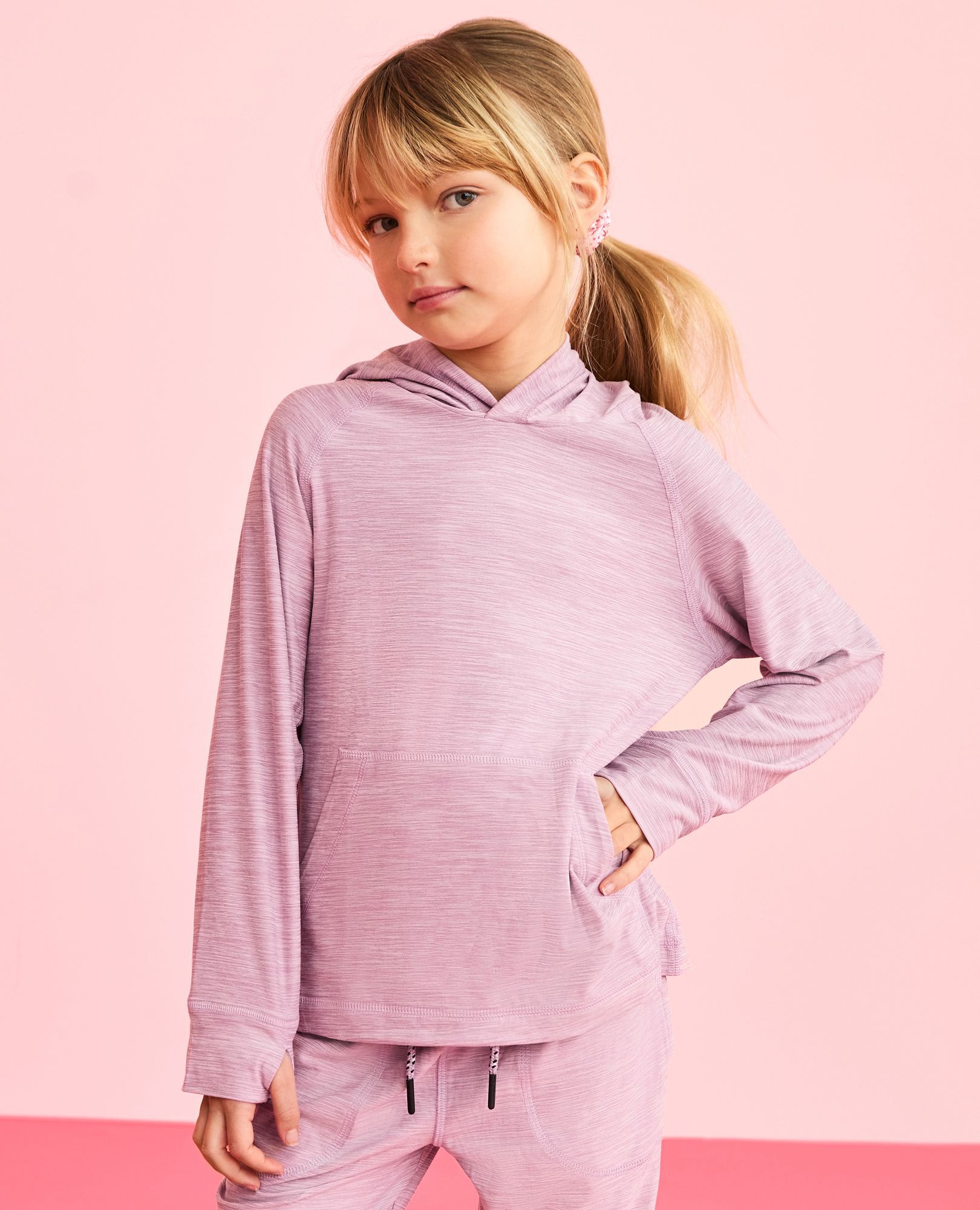 Active UV Hoodie in Lavender Mist - main