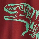 Relaxed Fit Graphic T-Shirt in Dino on Brown - swatch