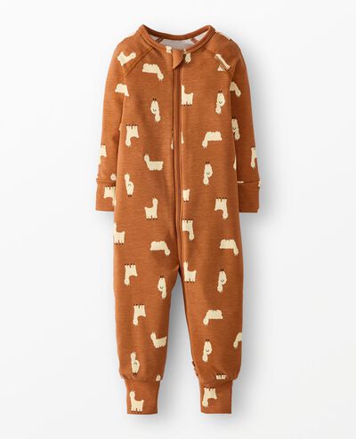 HannaSoft™ Stretch Sleeper in Donna the Llama on Dogwood - main