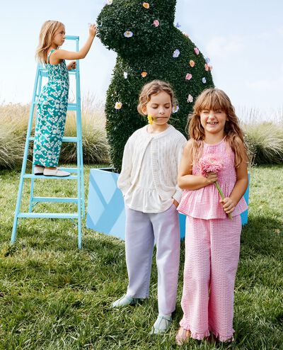 Twill Barrel Pants in Hushed Violet - main