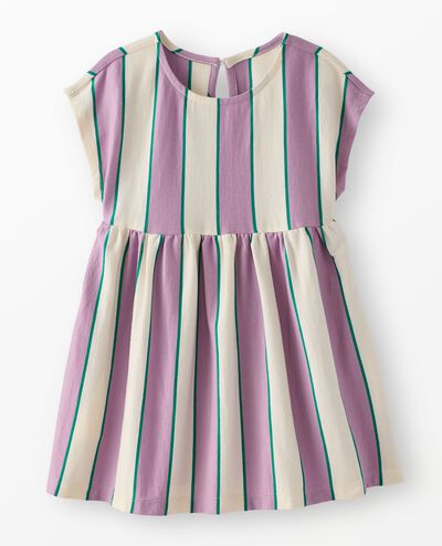 Dolman Sleeve Dress with Pockets in Lavender Mist/Ecru - main