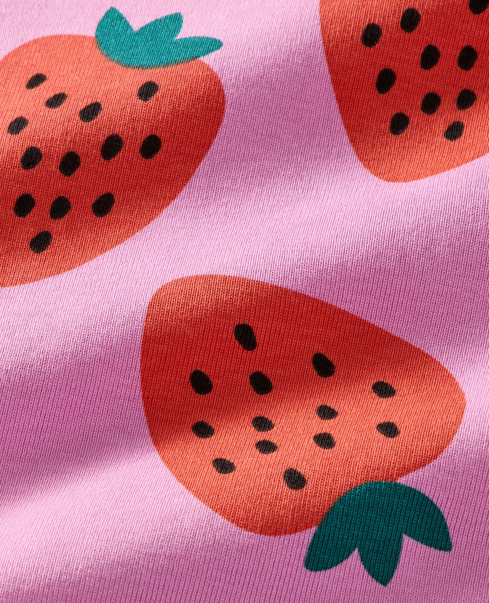 HannaJams™ Pajama Set in Strawberry Sweetness on Echinacea - main